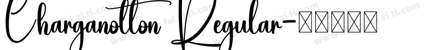 Charganolton Regular字体转换